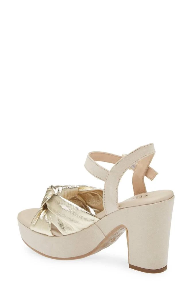 CORDANI Women Lola Knotted Platform Sandal In Platino 3