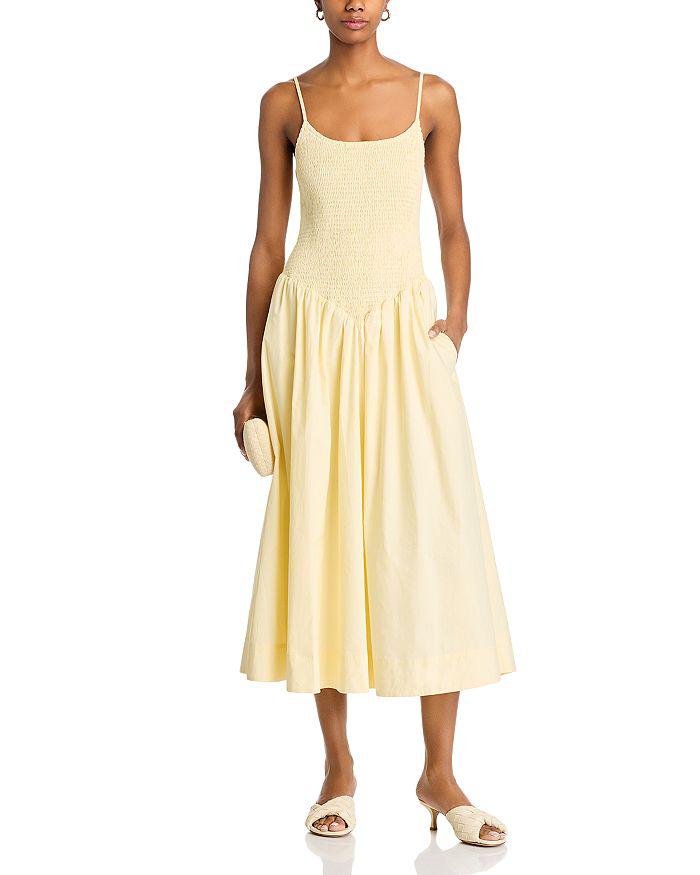 Lucy Paris Hazel Smocked Dropped Waist Dress