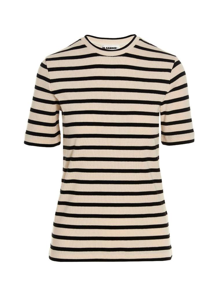 Jil Sander Jil Sander+ Striped Crewneck T-Shirt