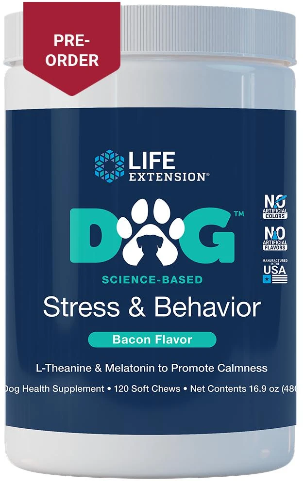 Life Extension Life Extension DOG Stress & Behavior (120 soft chews) 1