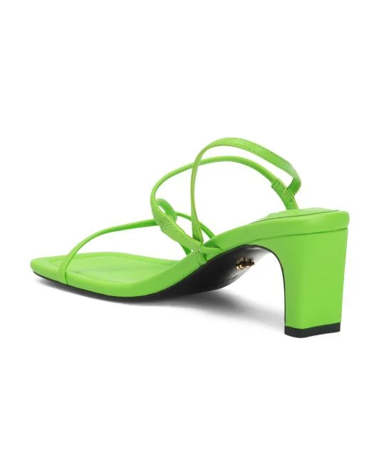 Sandro Leather Faye Heeled Sandals 2
