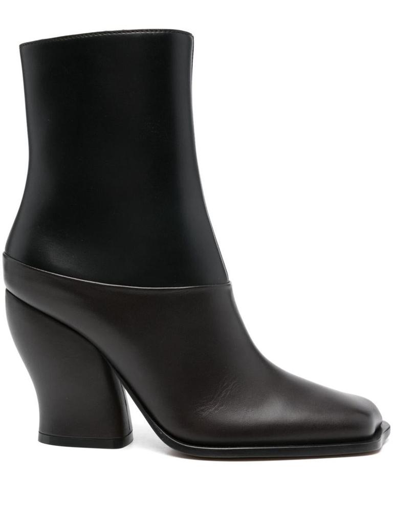 Loewe Loewe Bi-Color Wave Ankle Boots Shoes