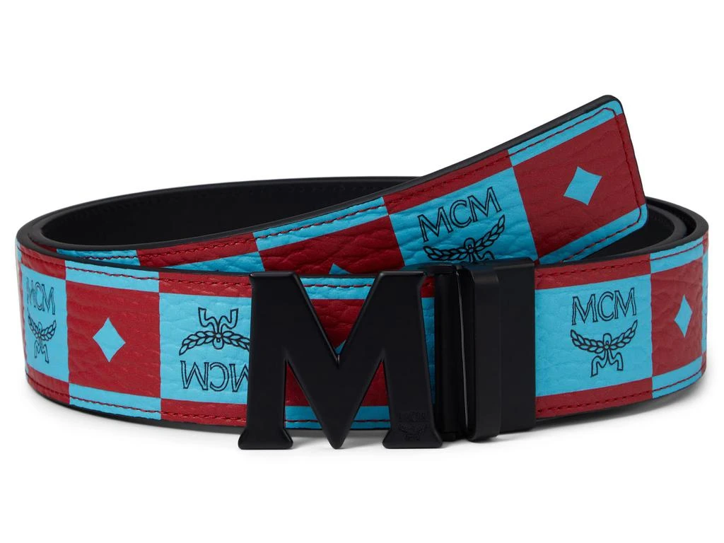 MCM Claus Checkerboard Visetos Belt Bag 1