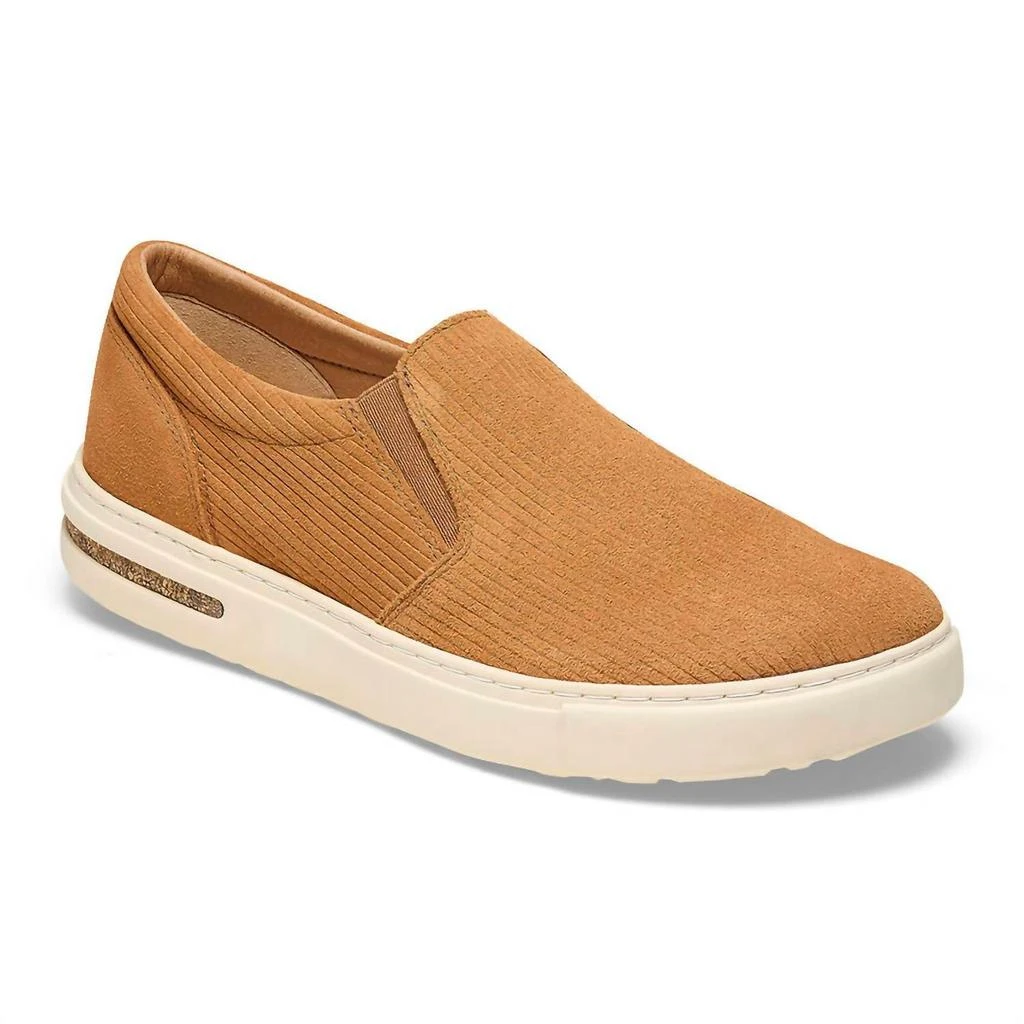 Birkenstock Women's Oswego Suede Slip On In Cork Brown 1