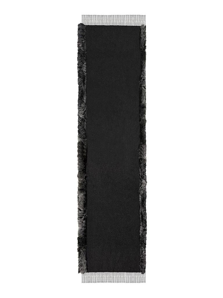 Gorski Cashmere and Wool Stole with Toscana Lamb Trim