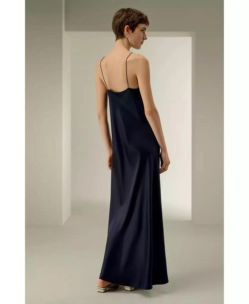 LILYSILK Women
s U-Neck Minimalist Slip Dress 3