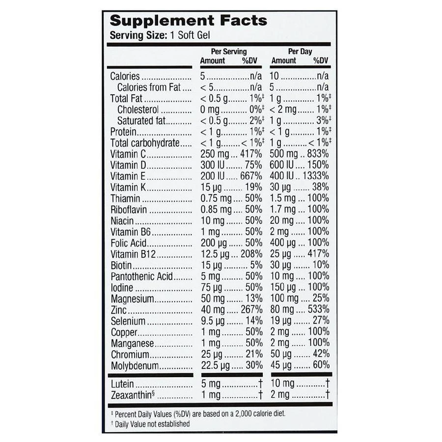 PreserVision Areds 2 Multi-Vitamins 3