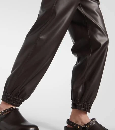 Stella McCartney Faux leather sweatpants 5
