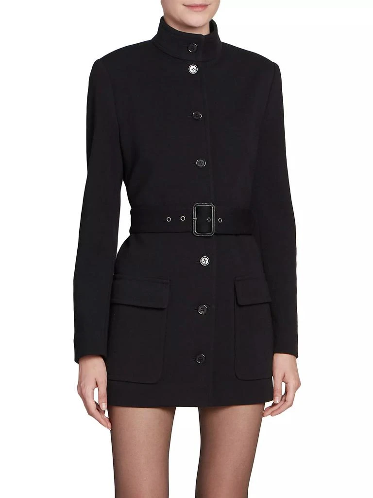 Yves Saint Laurent Tunic Jacket in Wool-Blend Jersey 4