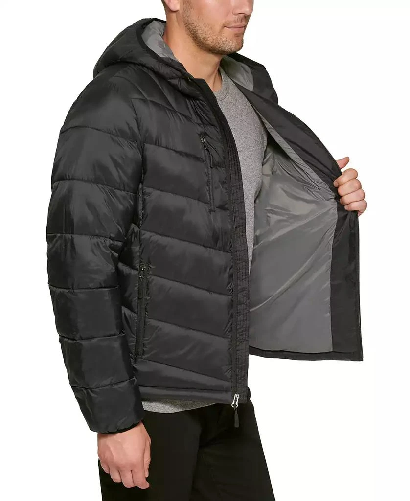 Club Room Men's Chevron Quilted Hooded Puffer Jacket, Created for Macy's 3