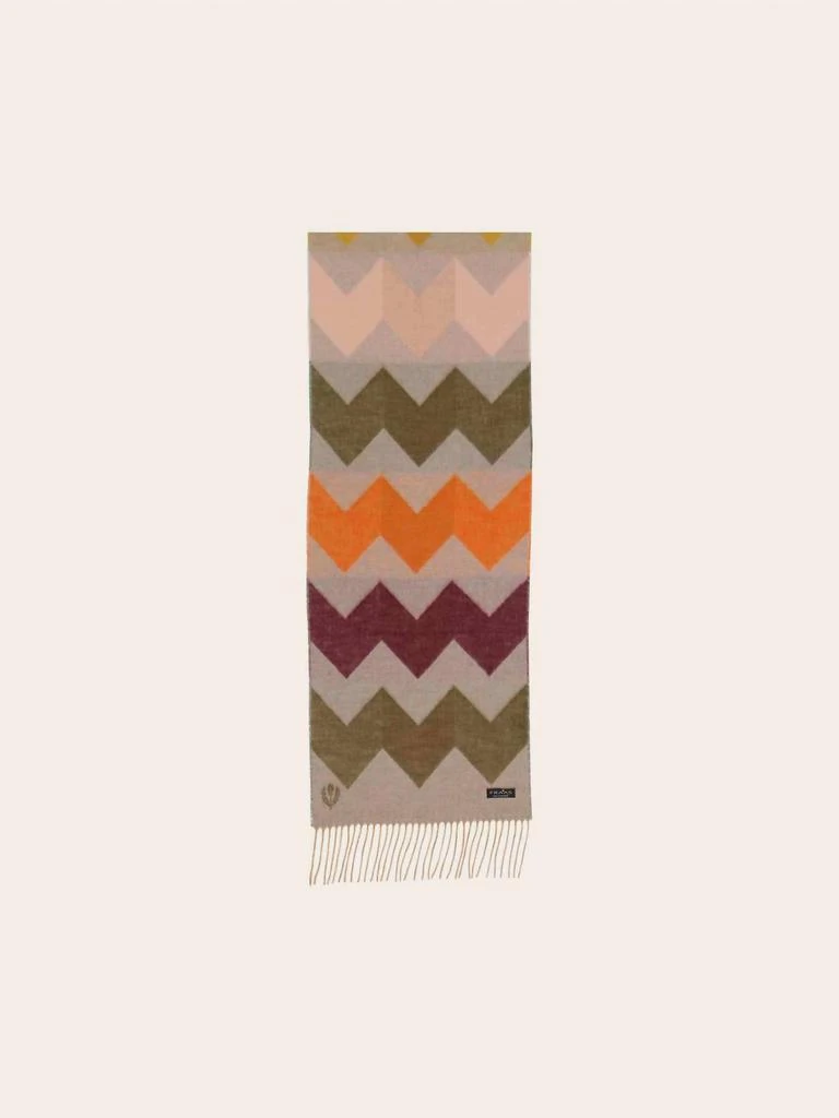 V. FRAAS V. Fraas - Women
s Exploded Zig Zag Cashmink Scarf 3