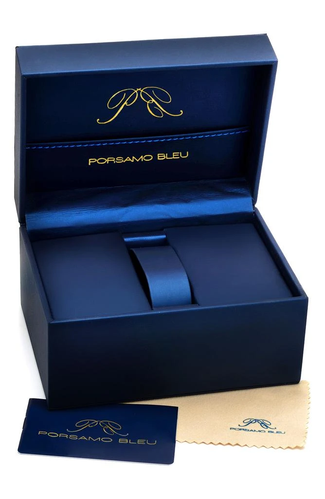 Porsamo Bleu Colette Topaz Bracelet Watch, 36mm 5
