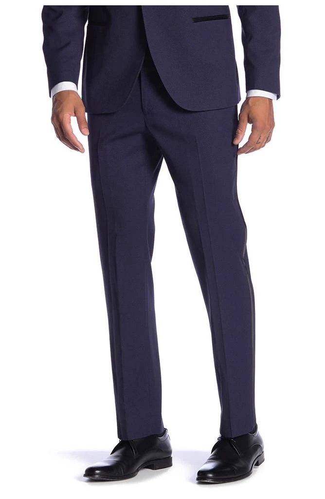 SAVILE ROW CO Essex Purple Slim Fit Tuxedo Pants - 30-34" Inseam 1