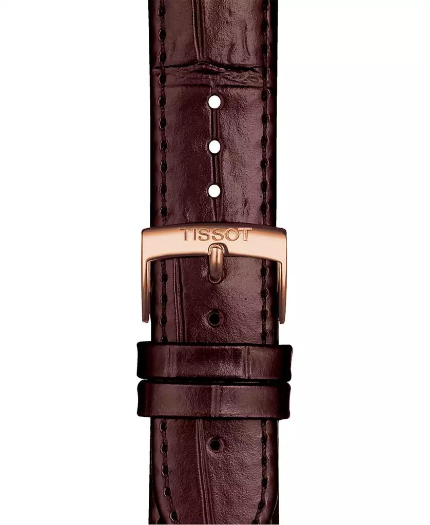 Tissot Official Interchangeable Brown Leather Watch Strap 2