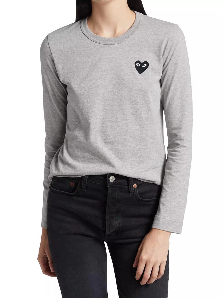 Comme des Garcons Heart Long-Sleeve T-Shirt 3