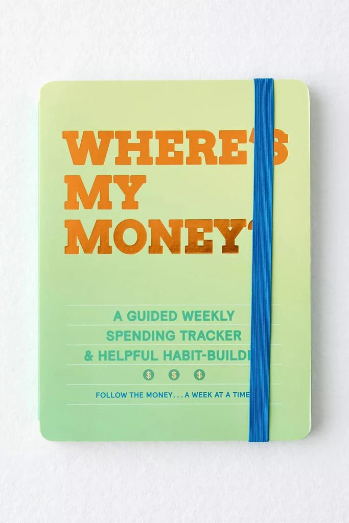 Urban Outfitters Knock Knock Where's My Money Habit Tracker Journal 1