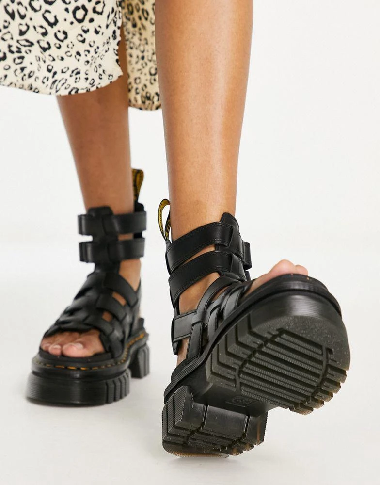 Dr. Martens Dr Martens Ricki gladiator sandals in black 3
