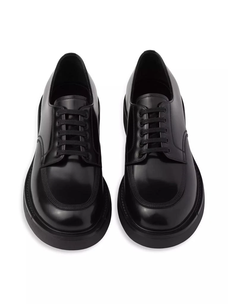 Prada Brushed Leather Derby Shoes 3