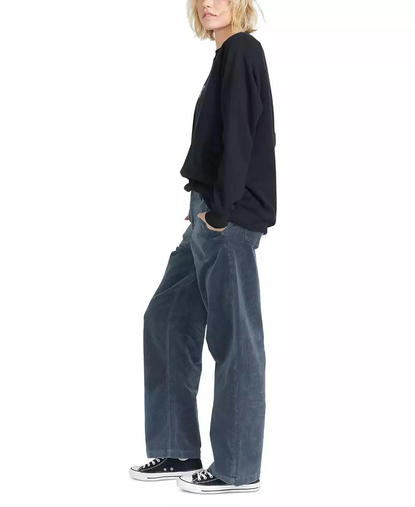 Volcom Juniors' 1991 Stoned Mid-Rise Corduroy Pants 3