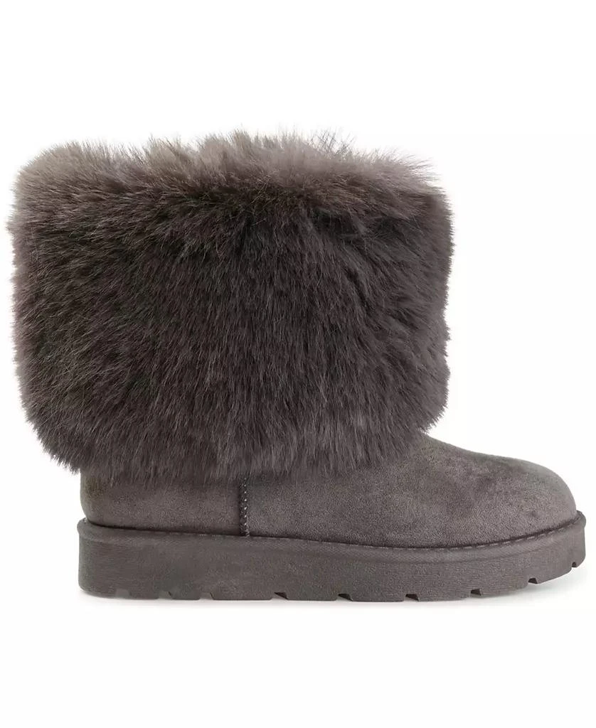 Journee Collection Women's Shanay Lug Sole Faux Fur Cold Weather Boots 2