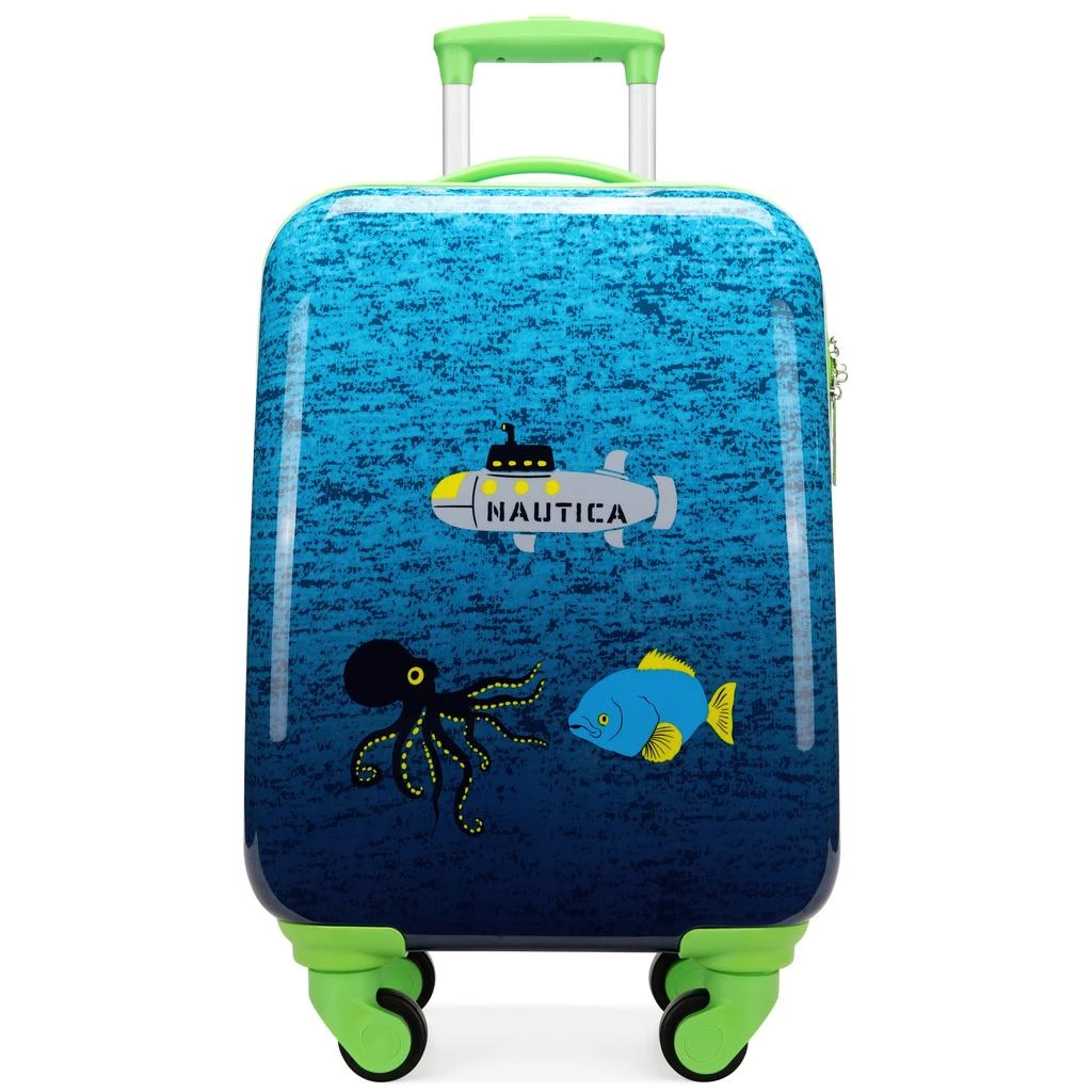 Nautica Kids 18" Airline Approved Carry-on Suitcase | Pirate Ahoy 1