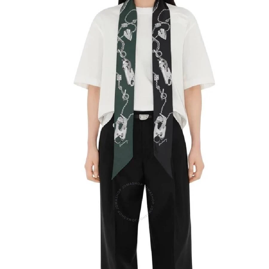 Burberry Graphic Print Silk Scarf 3