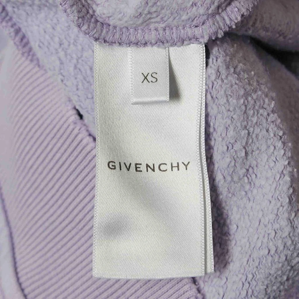 Givenchy Givenchy Purple Barbed Wire Logo Print Crop Hoodie and Sweatpants Set S 8