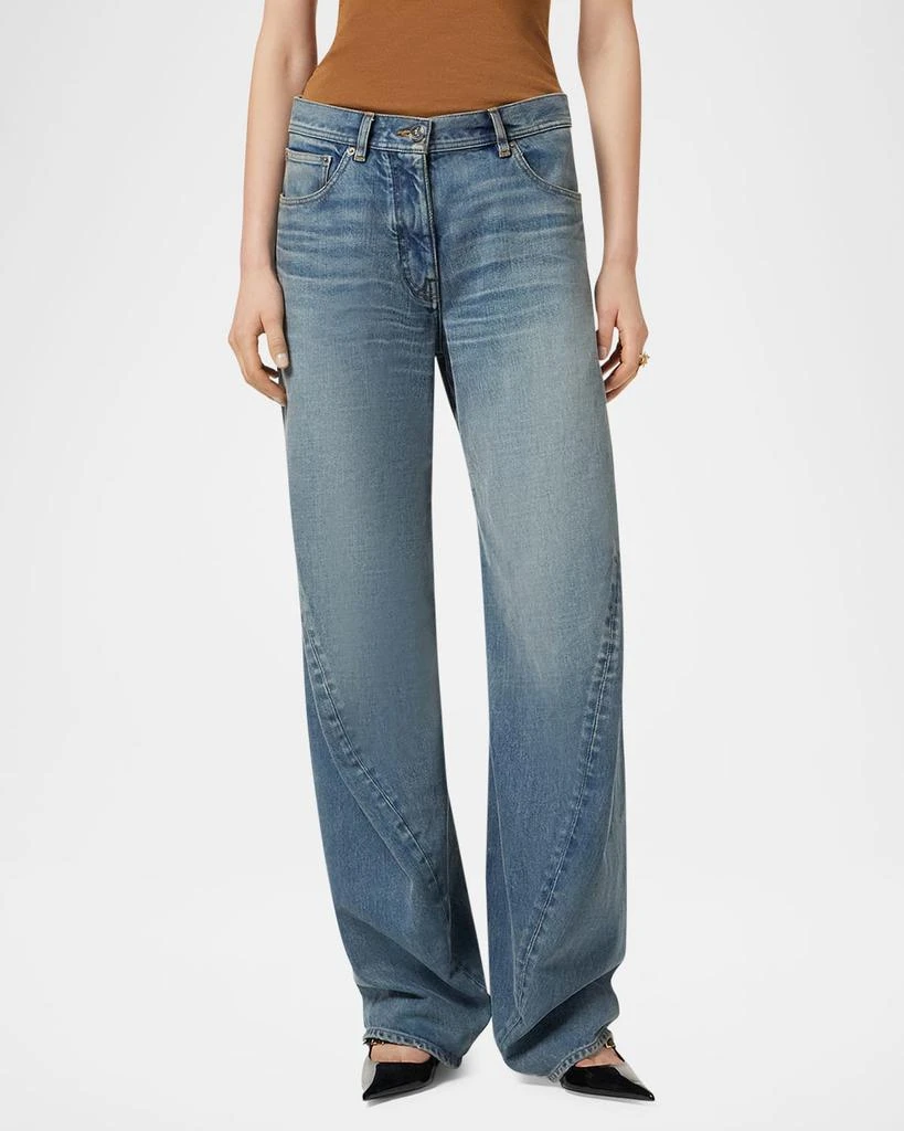 Versace Washed 2000S Straight Leg Jeans 2