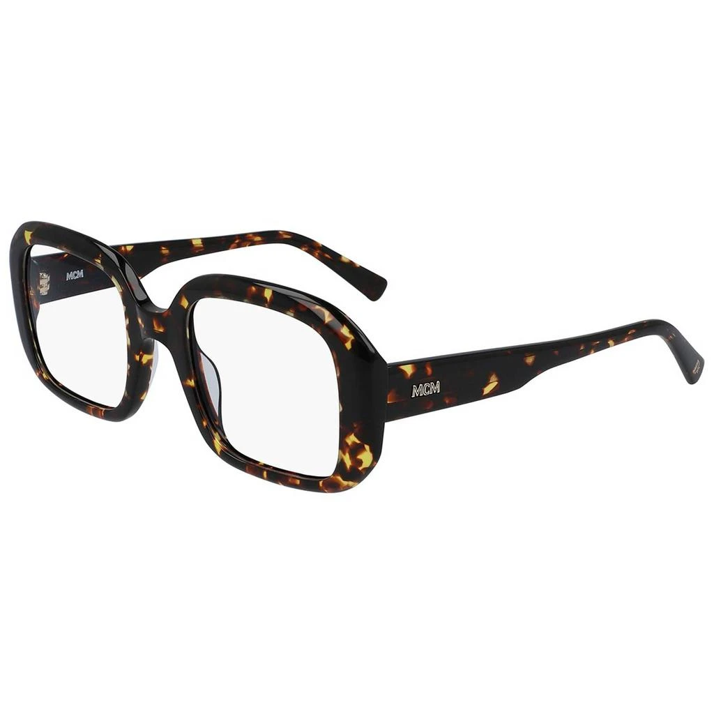 MCM MCM Women's Eyeglasses - Havana Rectangular Full-Rim Frame Clear Lens | MCM2710 214 1