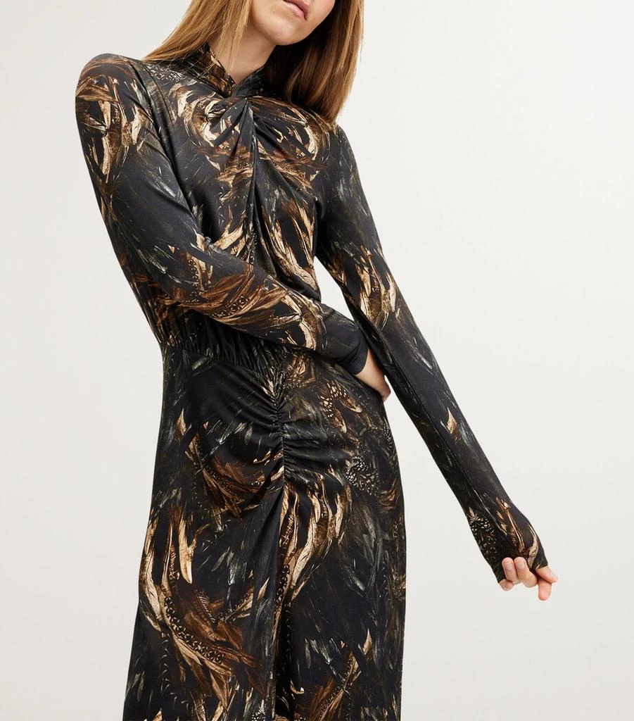 ALL SAINTS Printed Mina Maxi Dress 6