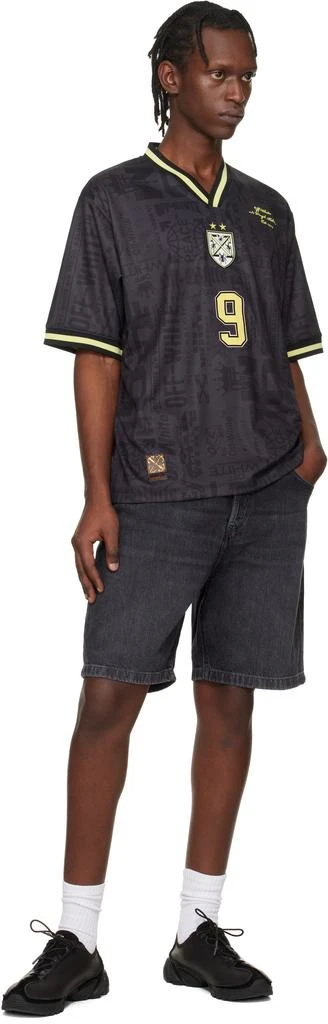 Off-White Black Multilogo Soccer Jersey 4