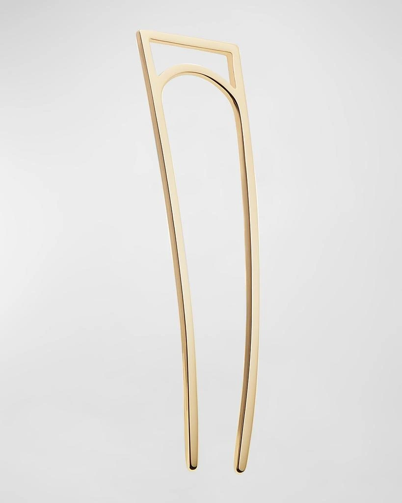 Oribe Geometric Gold Plated Metal Hair Stick 1