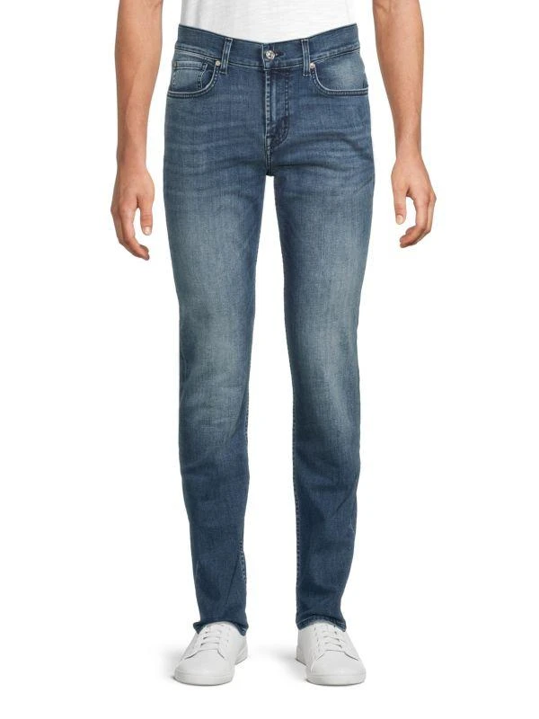 7 For All Mankind Whiskered Slim Fit Jeans 1