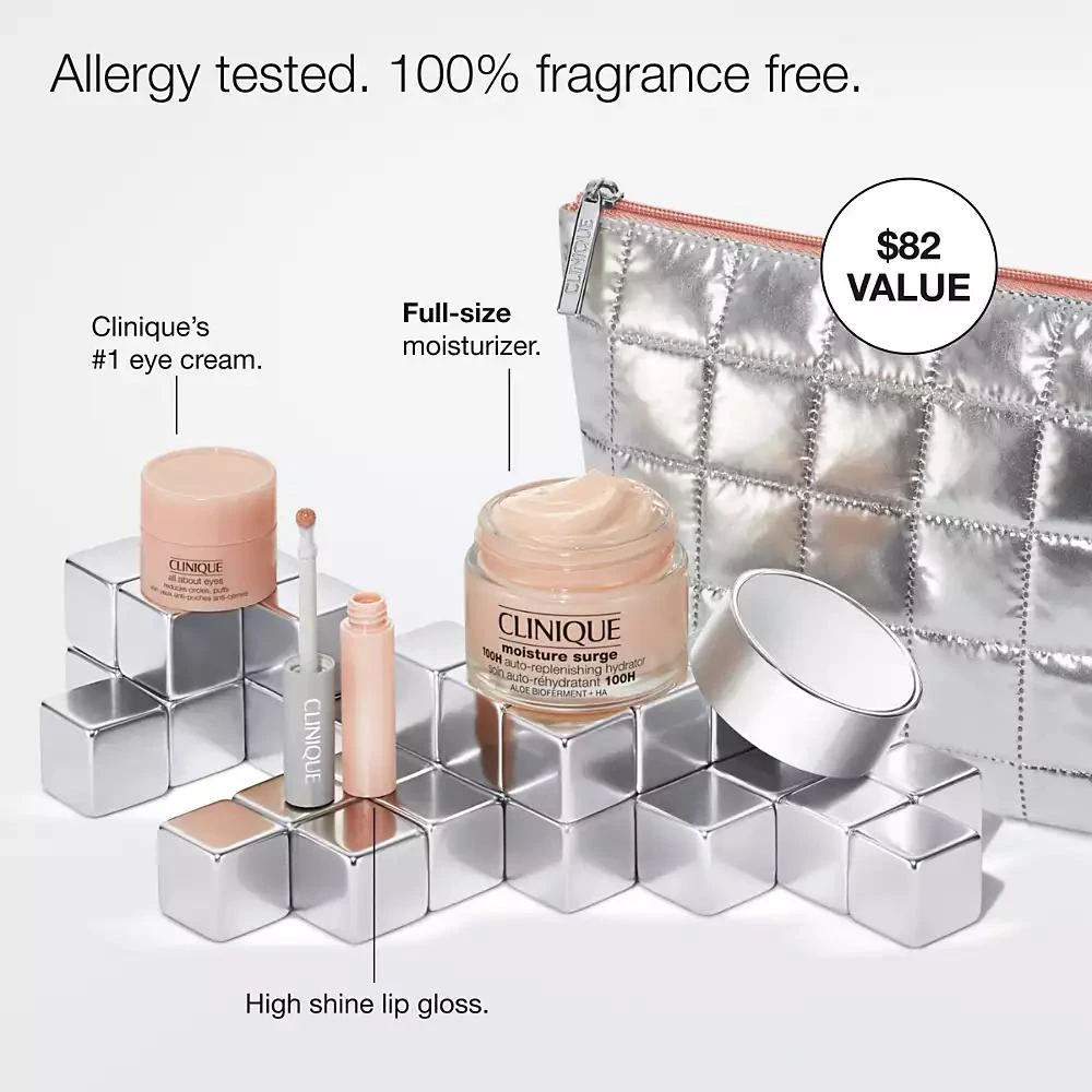 Clinique 4-Pc. Moisture Glow-To's Skin Care & Makeup Gift Set 8