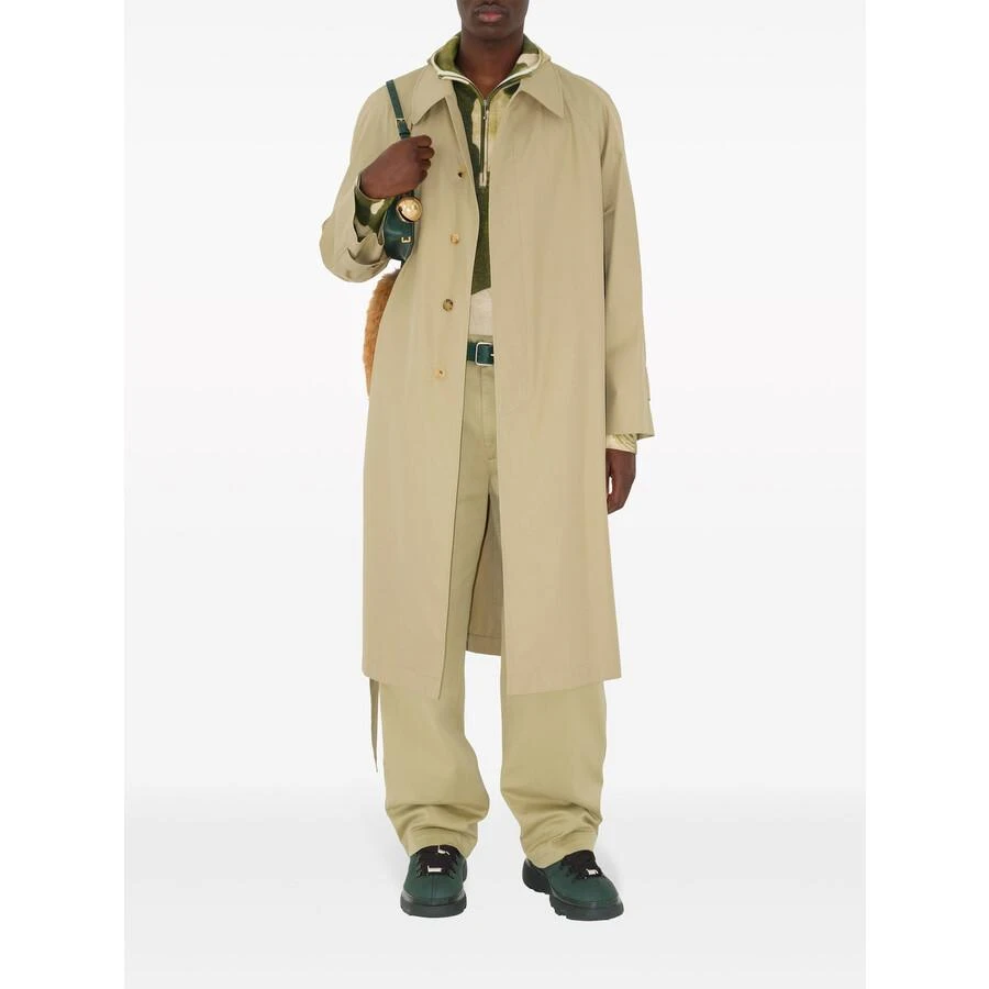 Burberry Burberrry Long Gabardine Bradford Car Coat 2