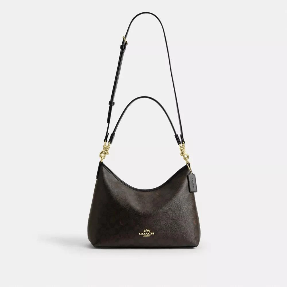 Coach Laurel Shoulder Bag In Signature Canvas 8