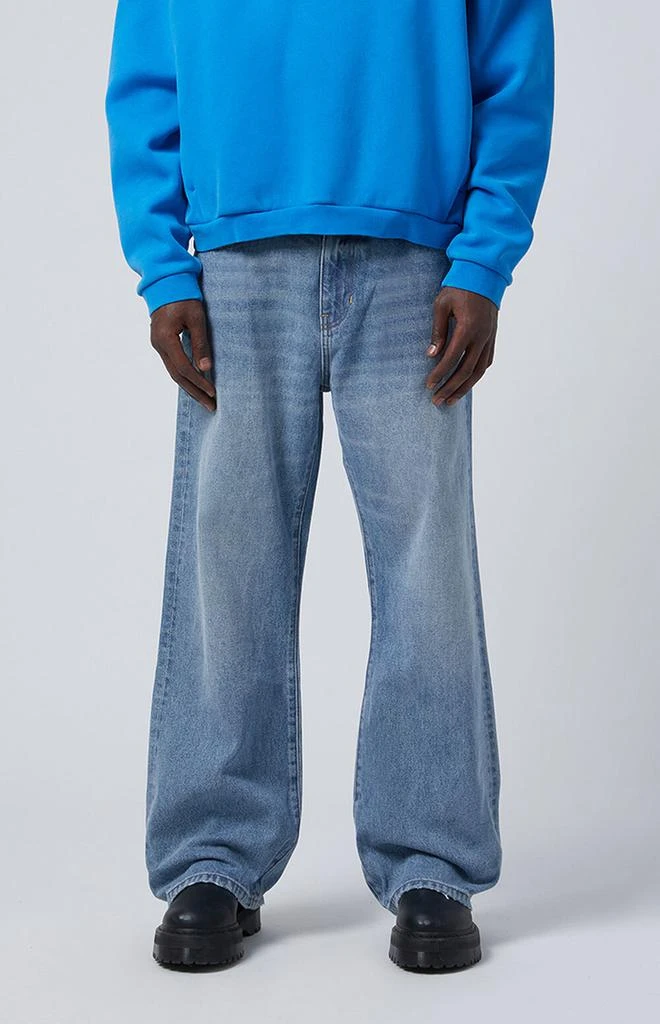 PacSun Jordan Baggy Bootcut Jeans Light Indigo 1