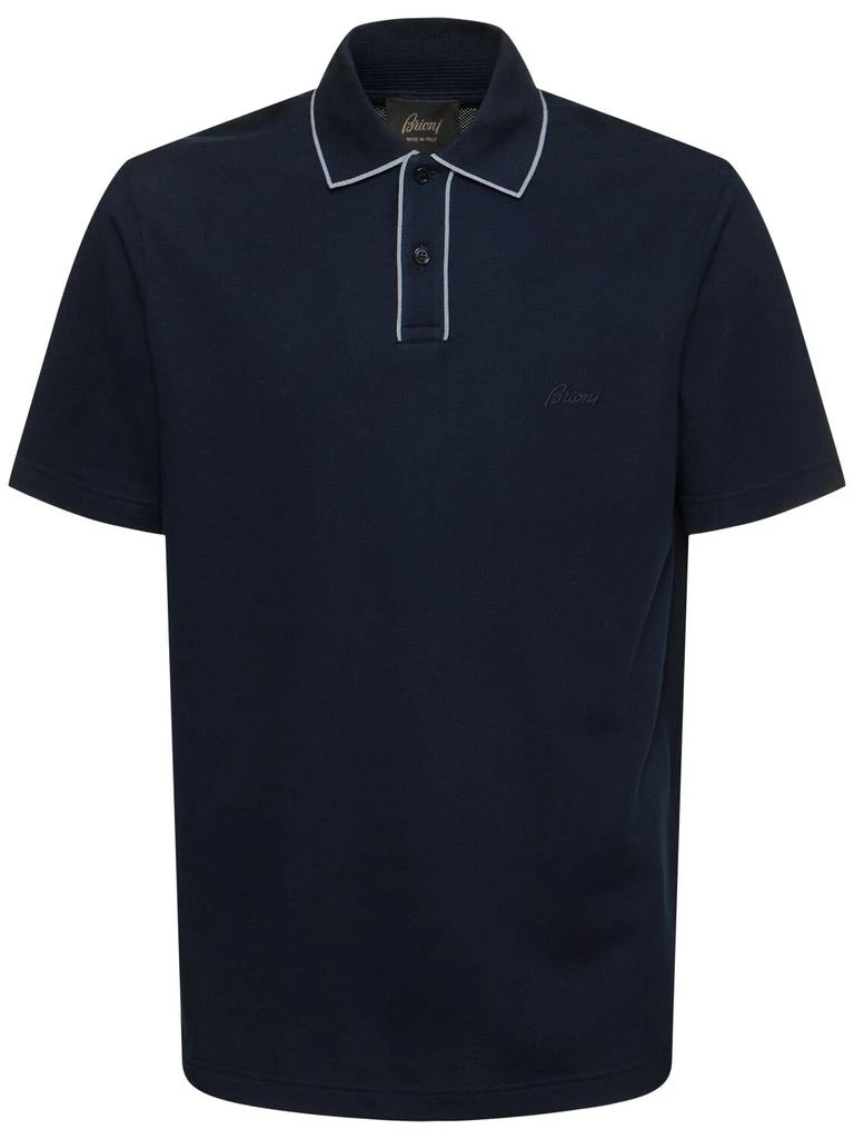Brioni Cotton Piquet Polo 1