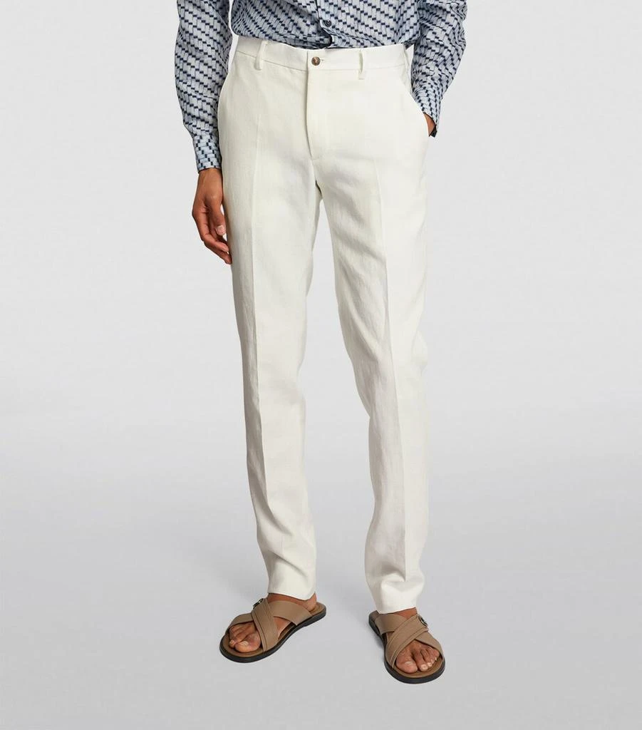 Giorgio Armani Linen Double-Breasted Two-Piece Suit 6
