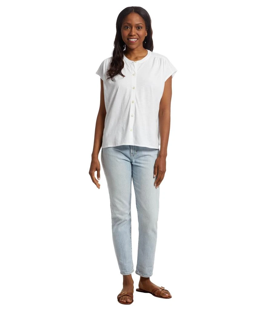 Lilla P Relaxed Button Down Tee 5