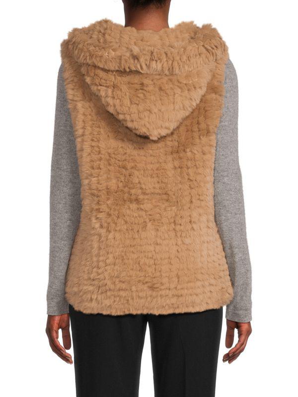 BELLE FARE Faux Fur Sleeveless Vest