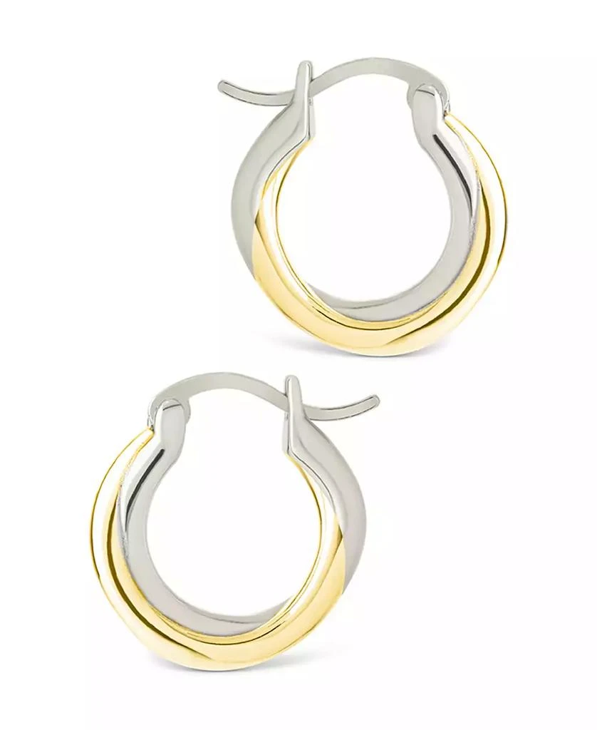 Sterling Forever Sterling Silver Janice Twisted Hoop Earrings 3