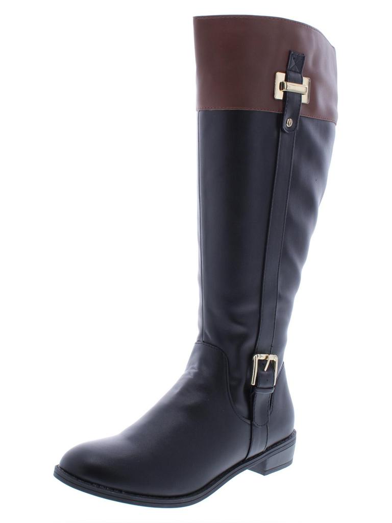 Karen Scott Deliee Womens Wide Calf Riding Boots