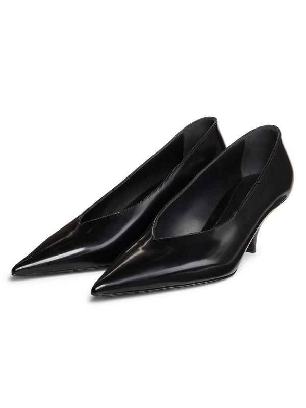 Totême The Wedge Heel Leather Pumps