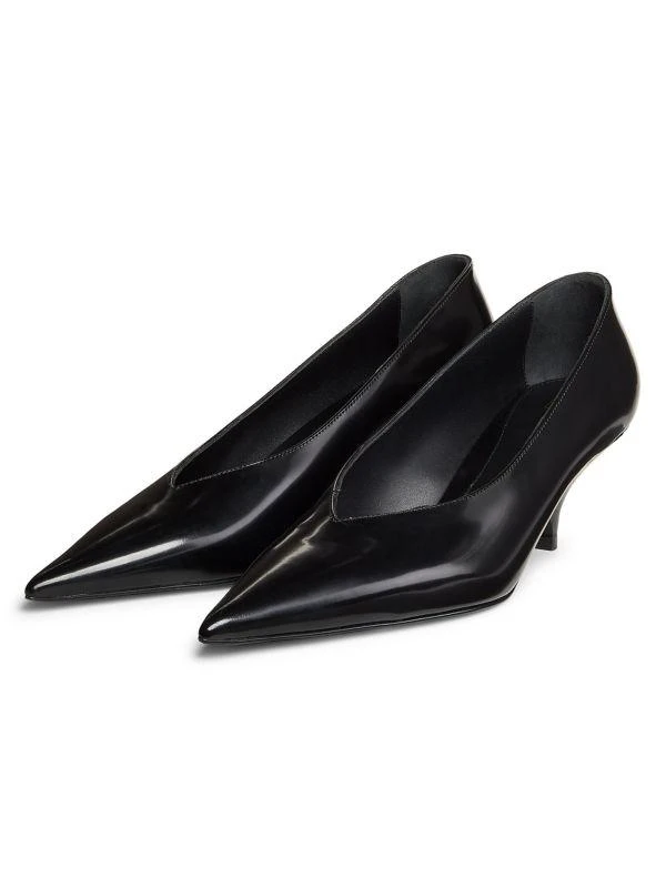 Totême The Wedge Heel Leather Pumps 2