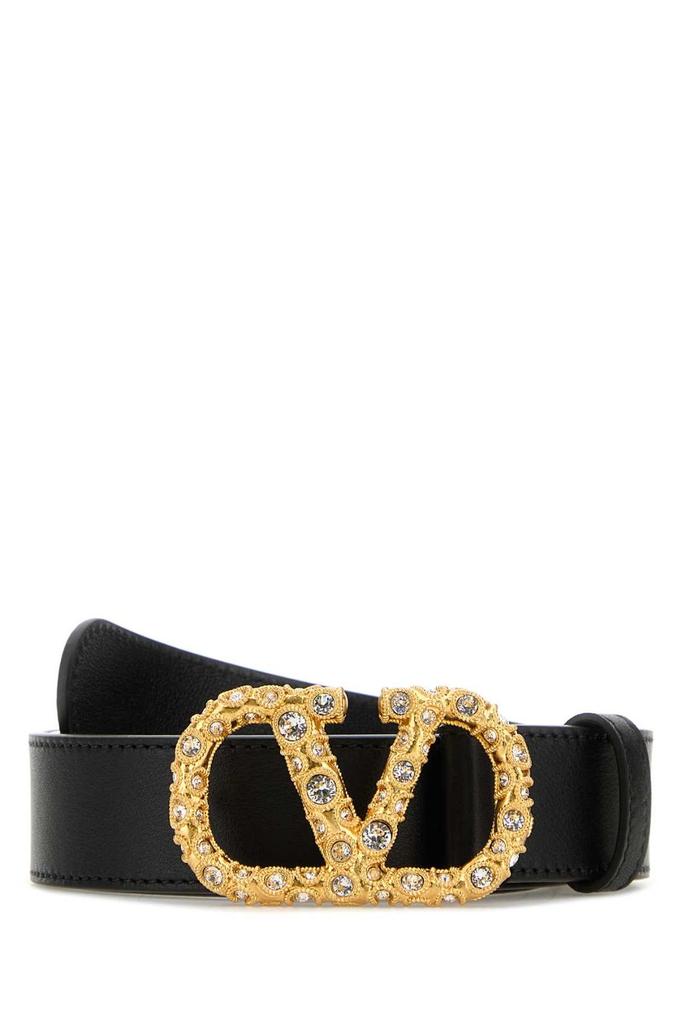 ベルト VALENTINO BLACK LEATHER VLOGO THE BOLD EDITION BELT VALENTINO GARAVANI VLOGO The Bold Edition leather belt | NET