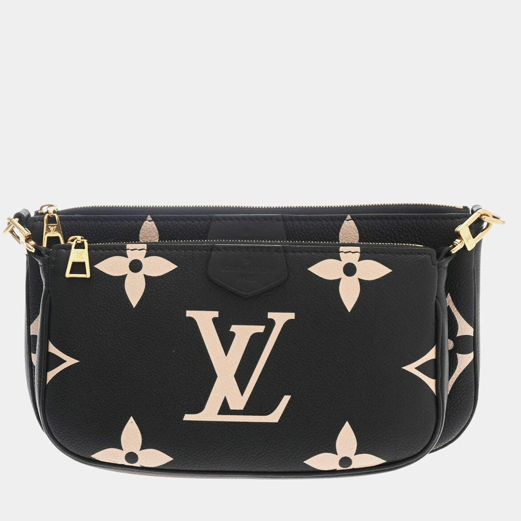 Louis Vuitton Louis Vuitton Black/Beige Monogram Empreinte Multi Pochette Accessoires Shoulder Bag