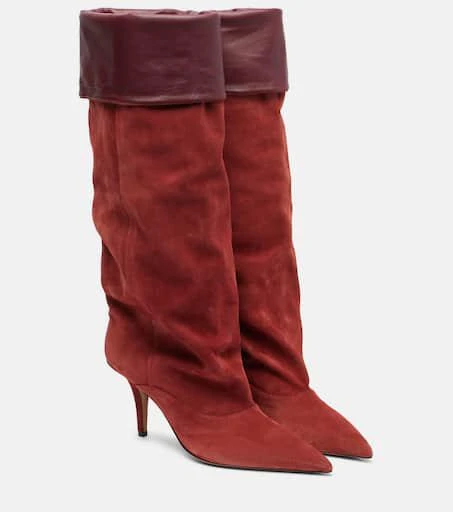 Paris Texas Ines 75 suede knee-high boots 1