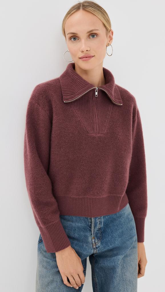 Sablyn Tinsley Cashmere Half Zip Pullover