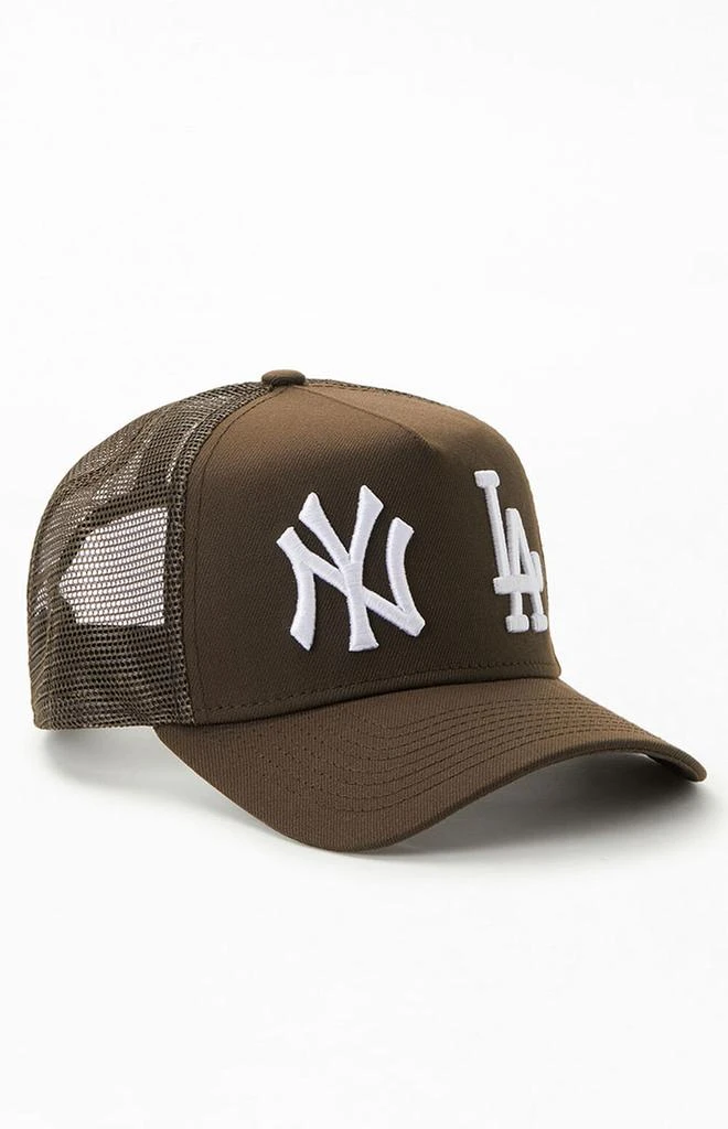 New Era NY LA 9Forty Trucker Hat 1